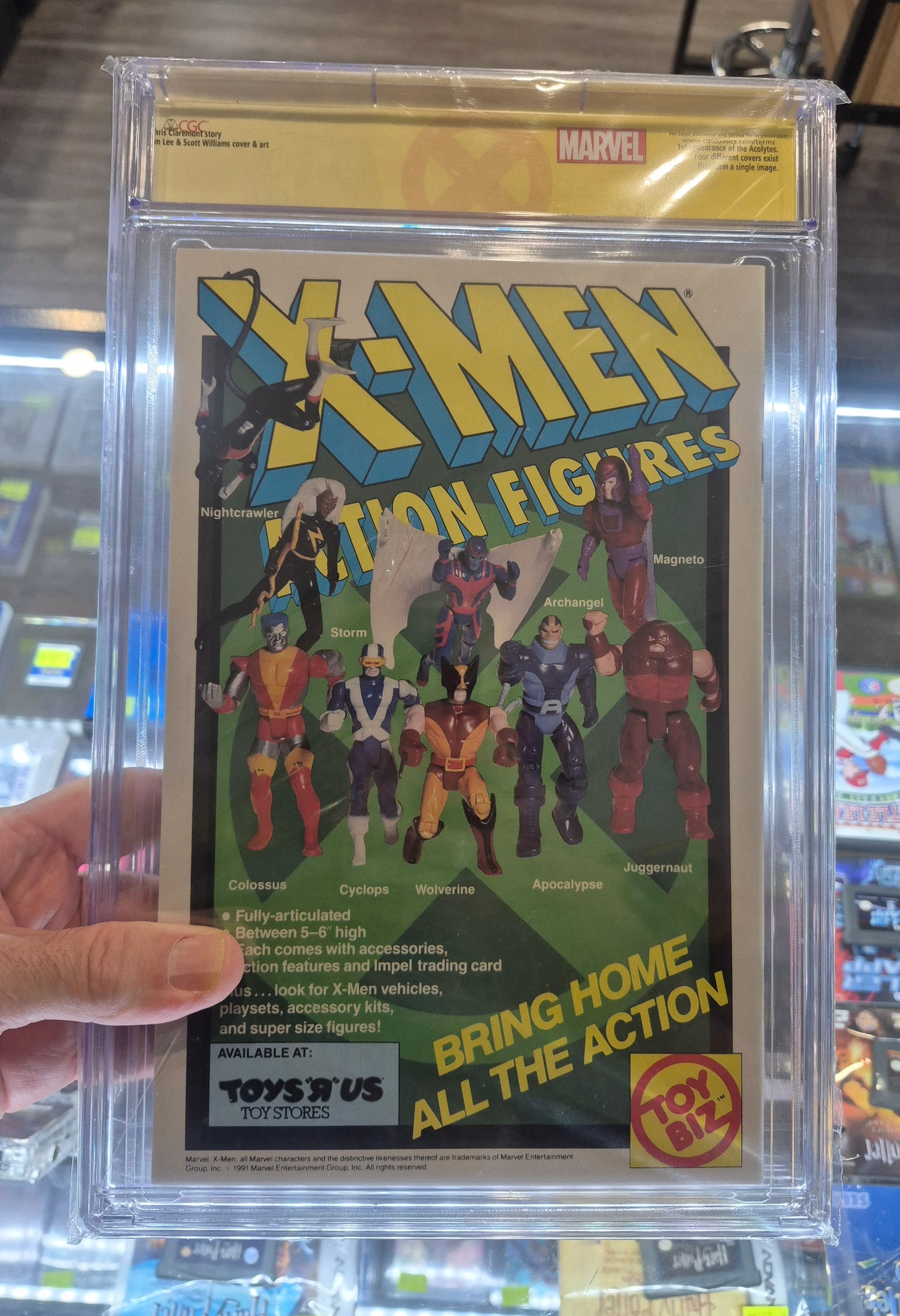 1991 Marvel Comics X-MEN #1 Signed by Jim Lee CGC 9.8