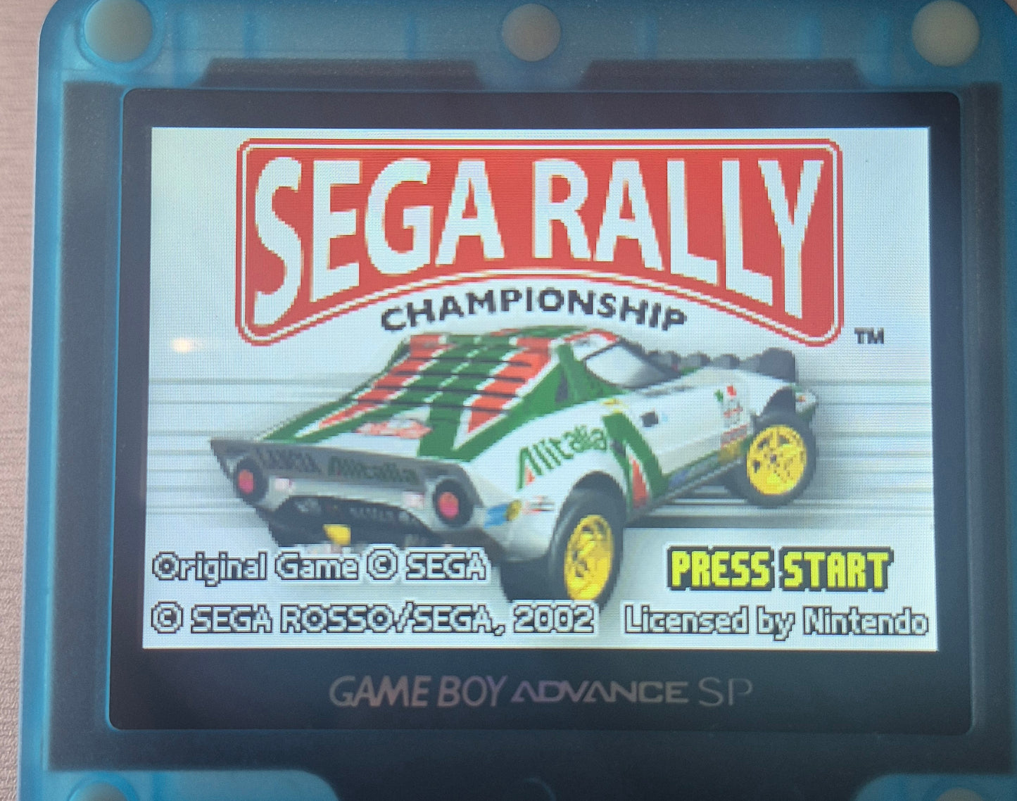 2002 C.I.B Sega Rally Championship Gameboy Advance Licensed by Nintendo