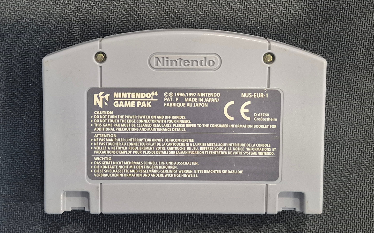 Nintendo N64 Toy Story 2 Cart,Cleaned and Tested AUS PAL