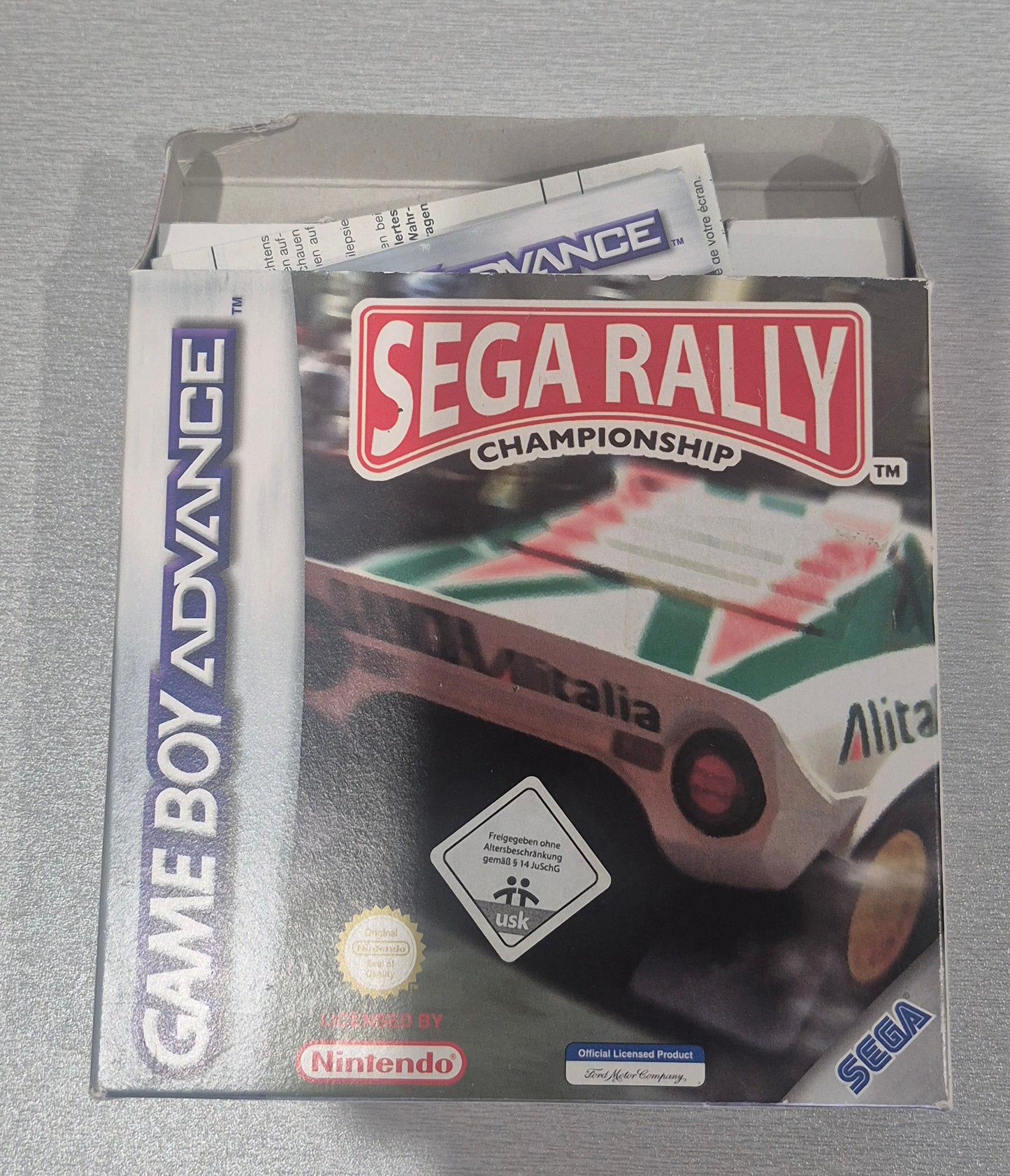2002 C.I.B Sega Rally Championship Gameboy Advance Licensed by Nintendo
