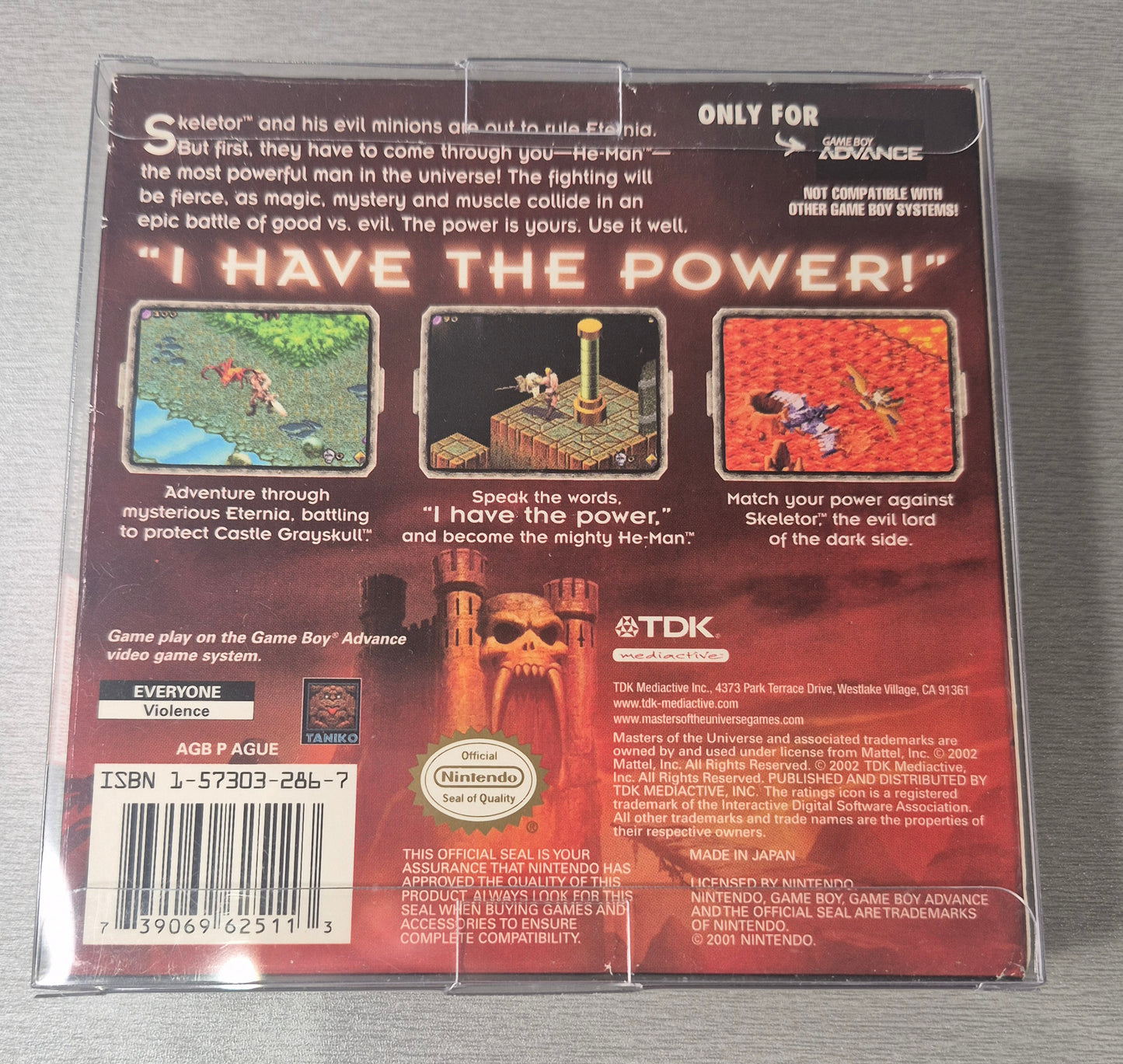 Gameboy Advance C.I.B Masters of the Universe Interactive Inc. Mini Comic