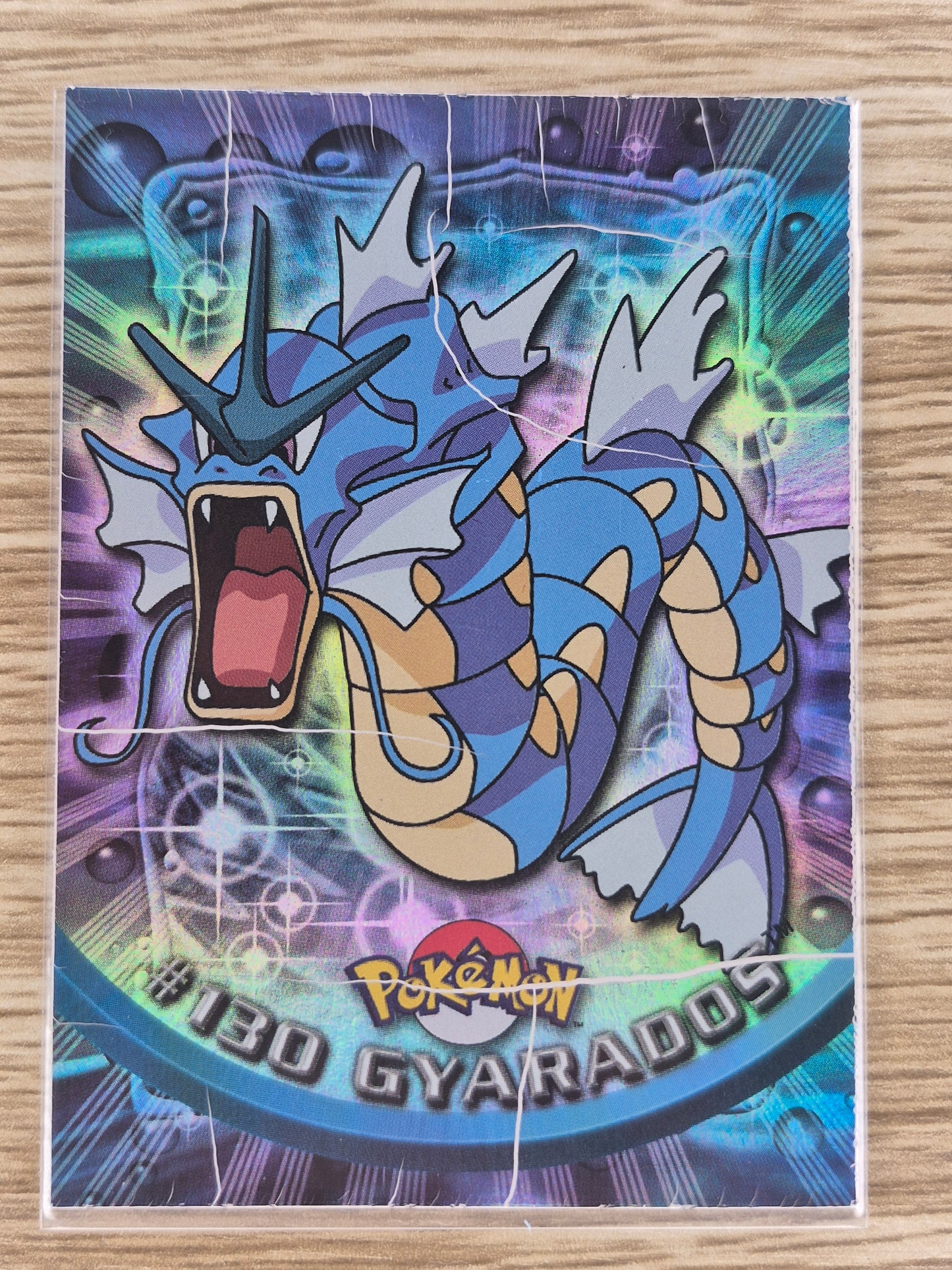2000 Topps Pokémon Blue Label #130 Gyarados Holo MP