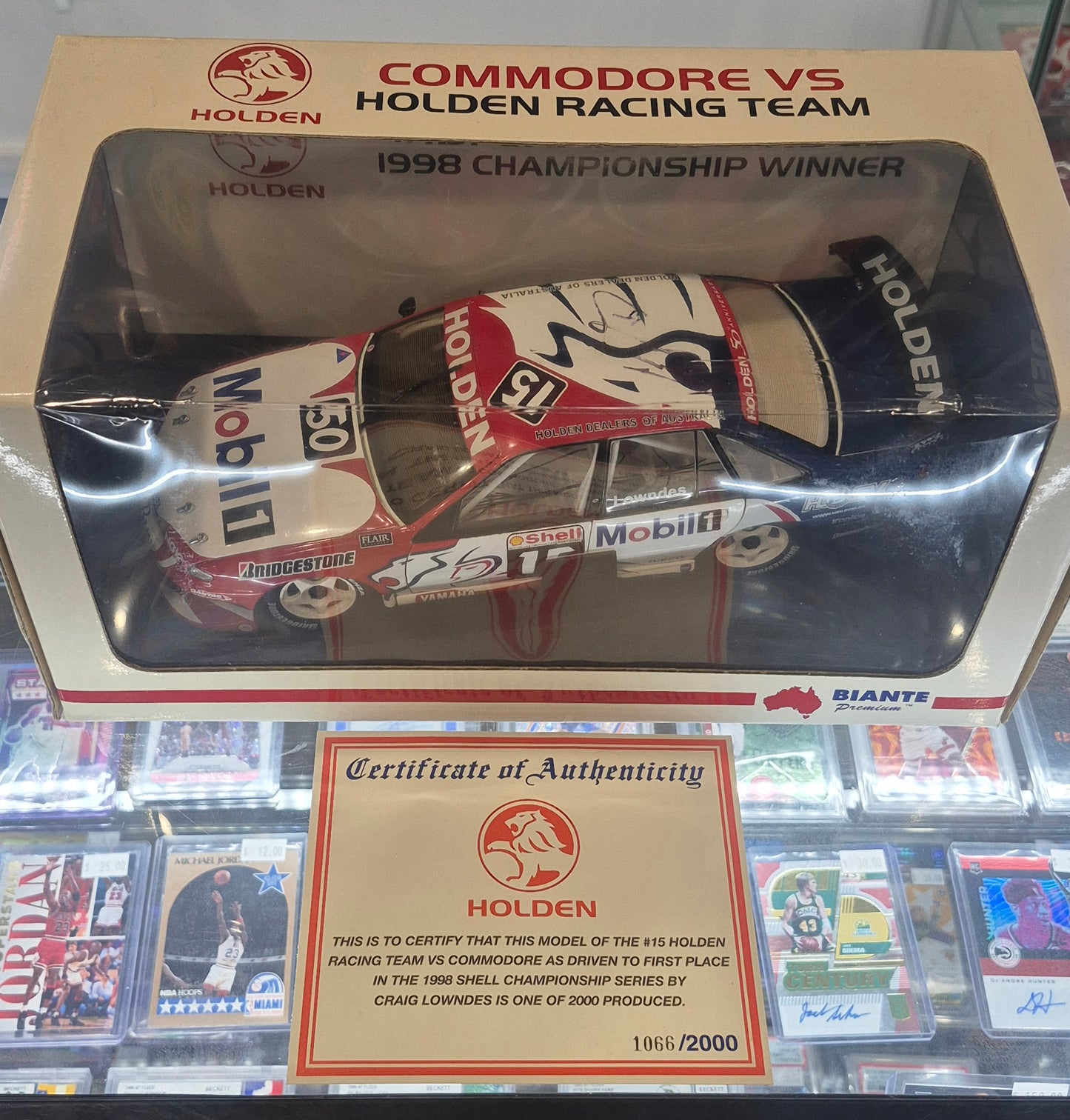 Biante 1 18 #15 Craig Lowndes 1998 Championship Winner Hand Signed w/coa