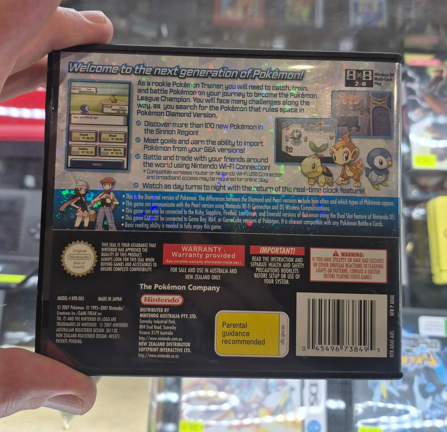 2007 Pokémon: Diamond Version - Nintendo DS - VGC AUS PAL Tested