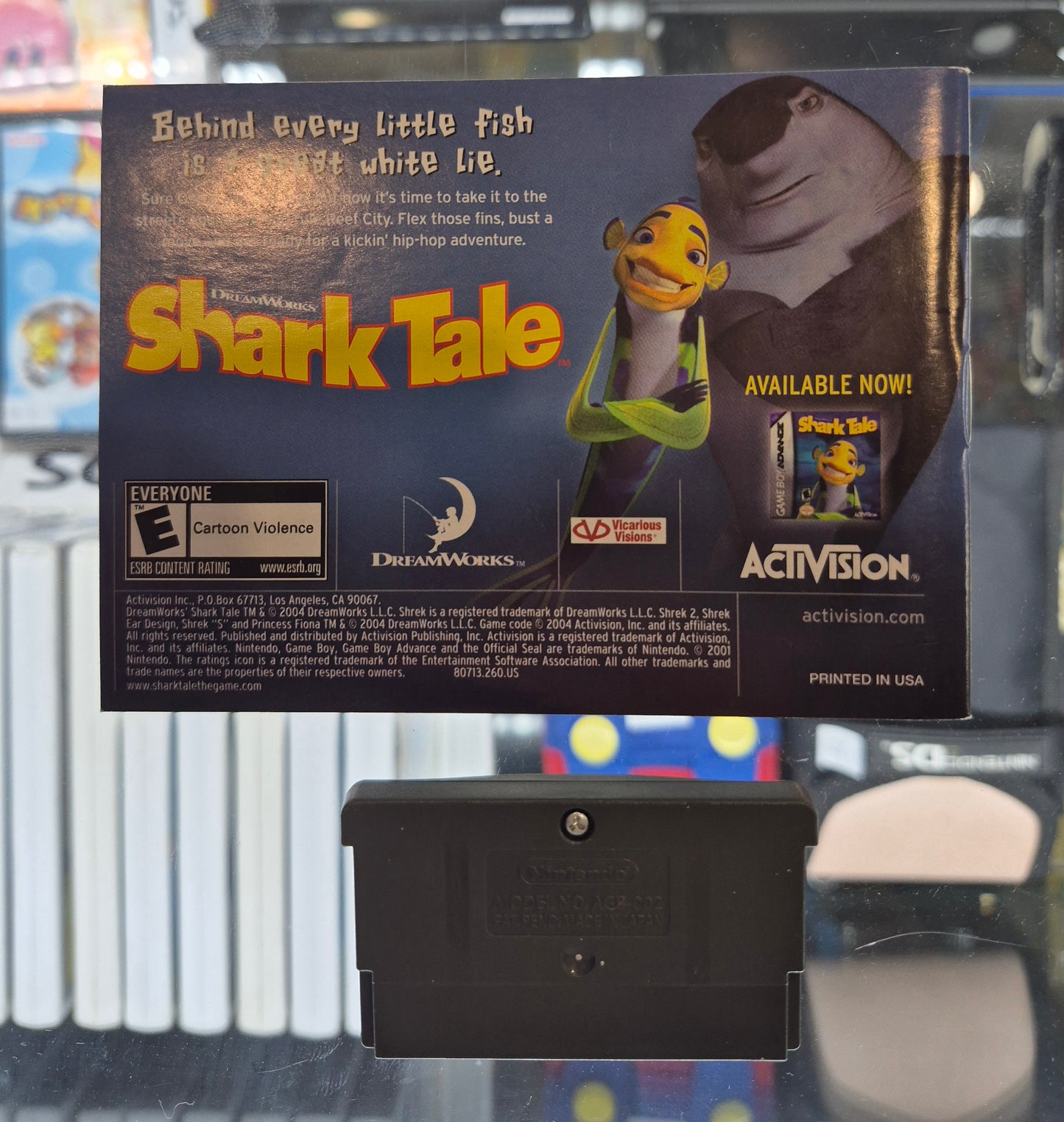 Nintendo Gameboy Advance Shrek 2 Beg for Mercy USA Cart Tested + Manual