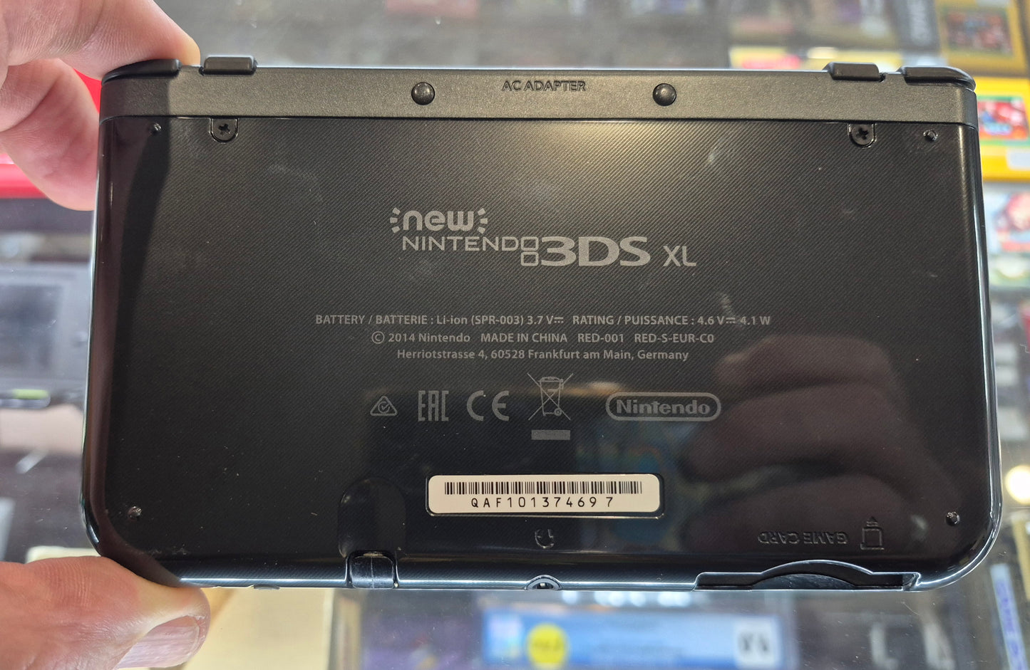 Nintendo New 3DS XL - Metallic Black - VGC Inc Nintendo Charger