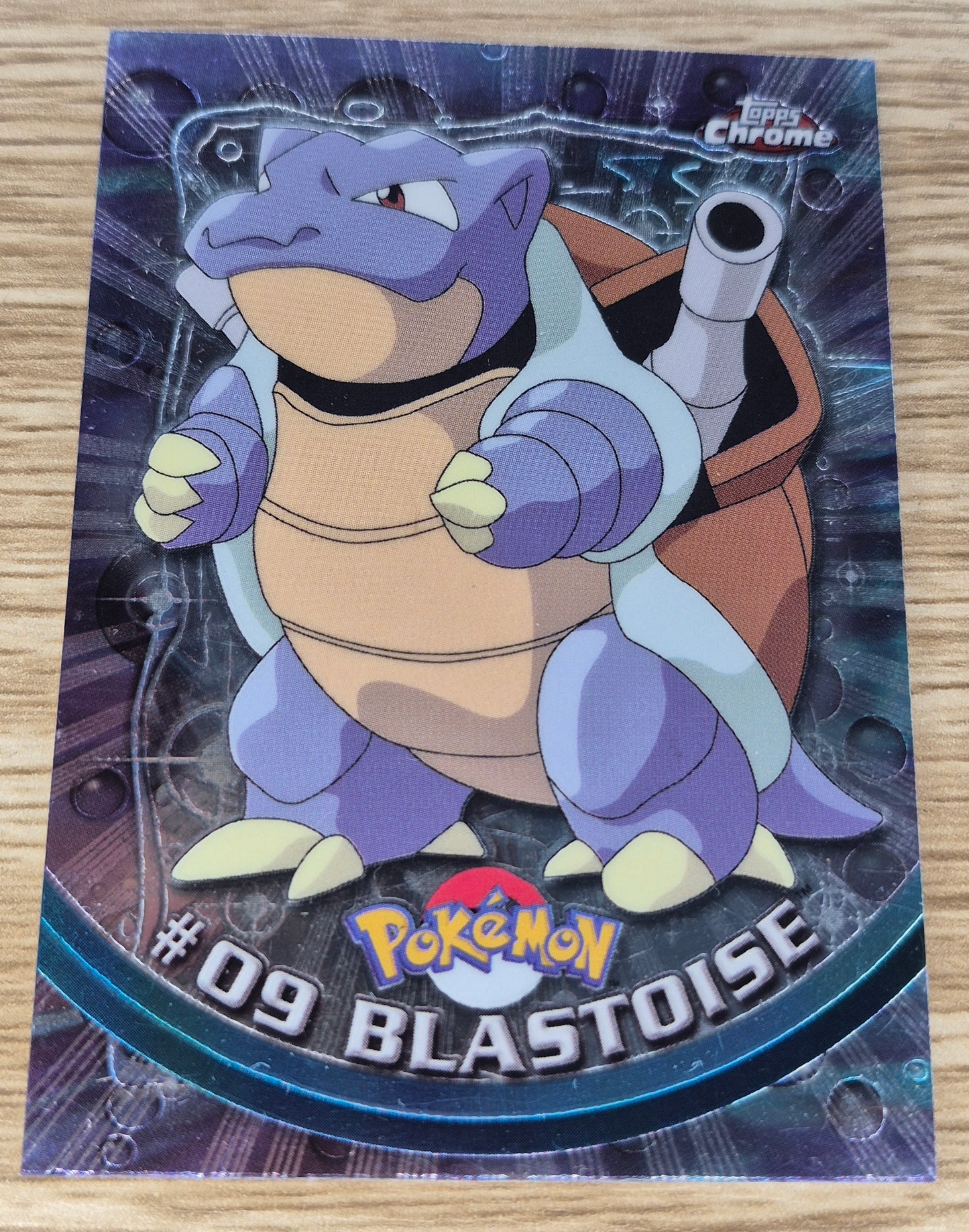 2000 Pokemon Topps Chrome Blastoise Holo #9 Red Label LP