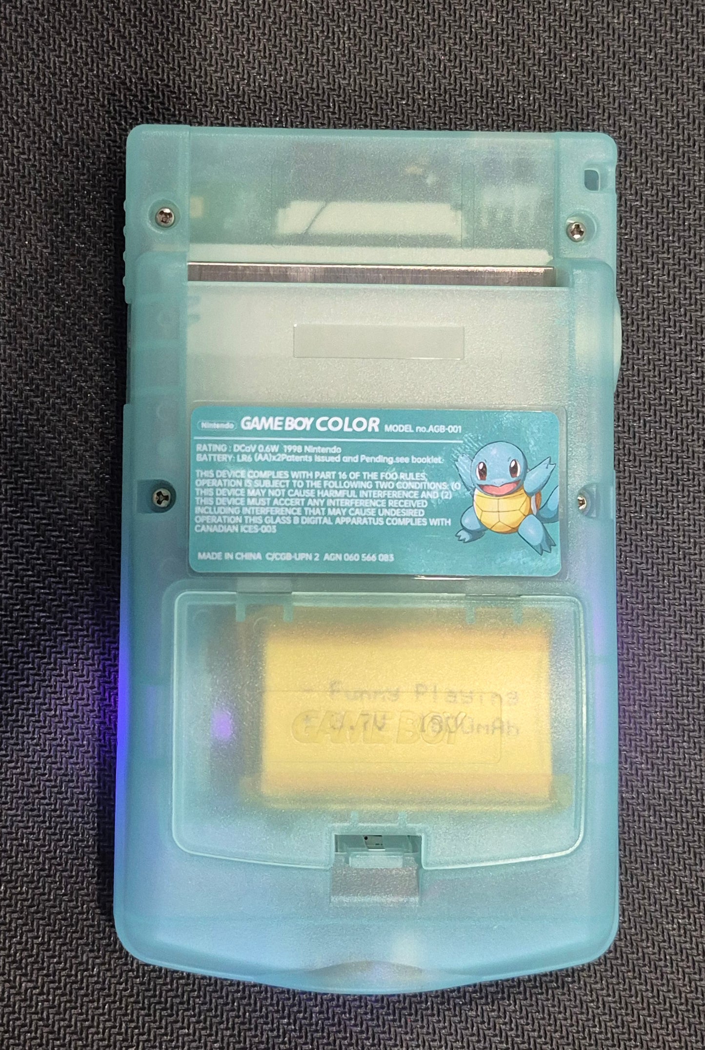 Nintendo Gameboy Color Console NEW Backlit Screen/Color buttons & rechargeable.