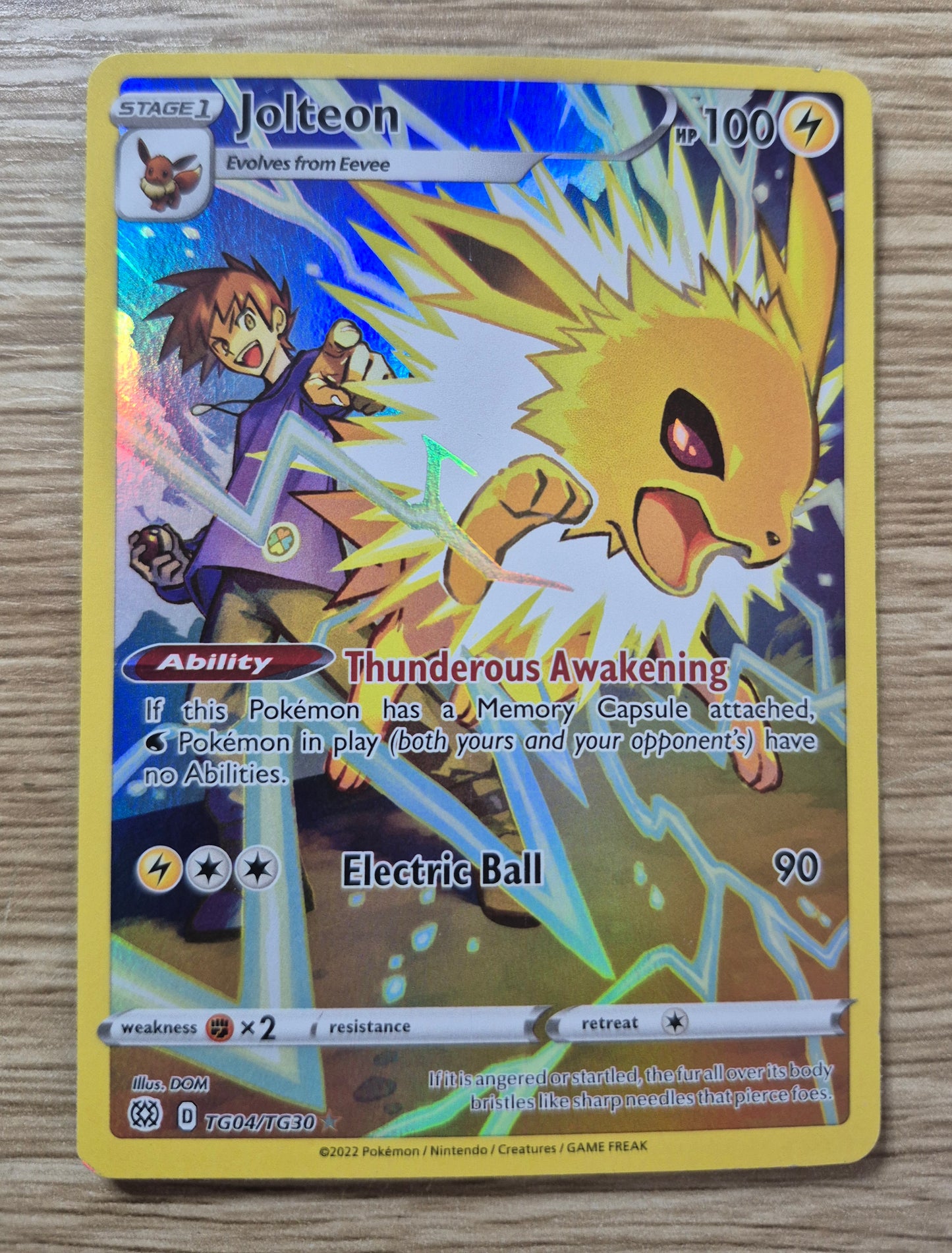 Jolteon - Brilliant Stars TG04/TG30 - Pokemon TCG Card - LP