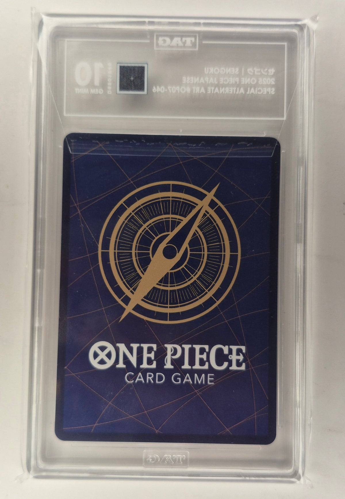 Sengoku OP07-046 SP Foil Alt Art Japanese One Piece TAG 10 Gem Mint