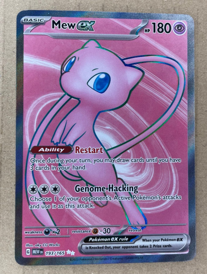 2023 Pokemon 151 193/165 Mew EX Full Art Rare