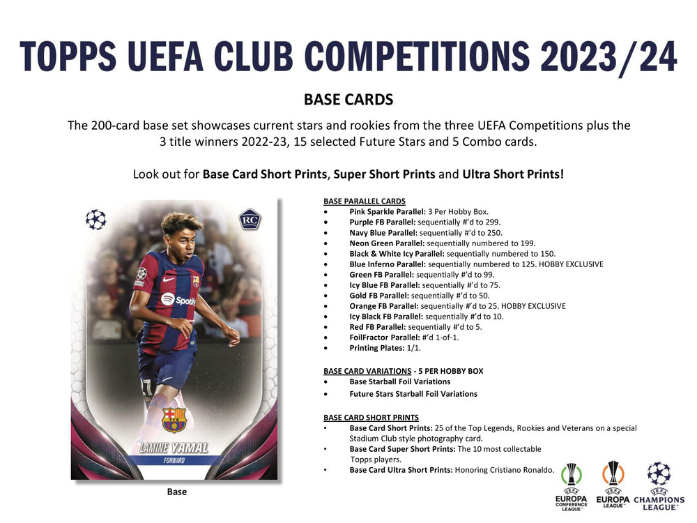 2023-24 TOPPS UEFA CLUB COMPETITIONS SOCCER HOBBY BOX