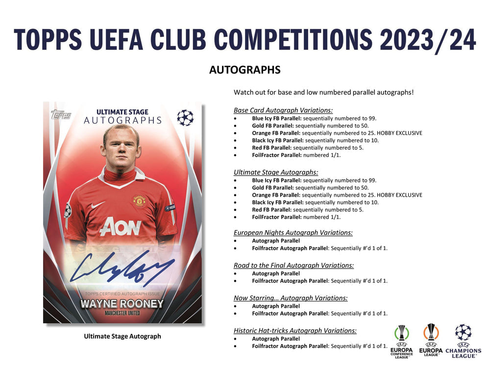 2023-24 TOPPS UEFA CLUB COMPETITIONS SOCCER HOBBY BOX