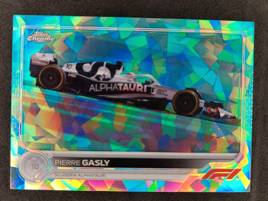 2022 Topps Chrome Formula 1 Sapphire #121 Aqua Pierre Gasly /99