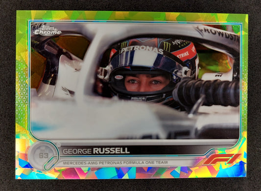 2022 Topps Chrome Sapphire F1 #19 George Russell /199