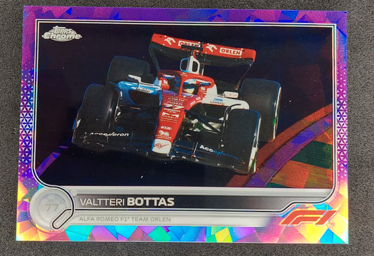 2023 Topps Chrome F1 Sapphire #59 Valtteri Bottas 08/10 Purple Sapphire