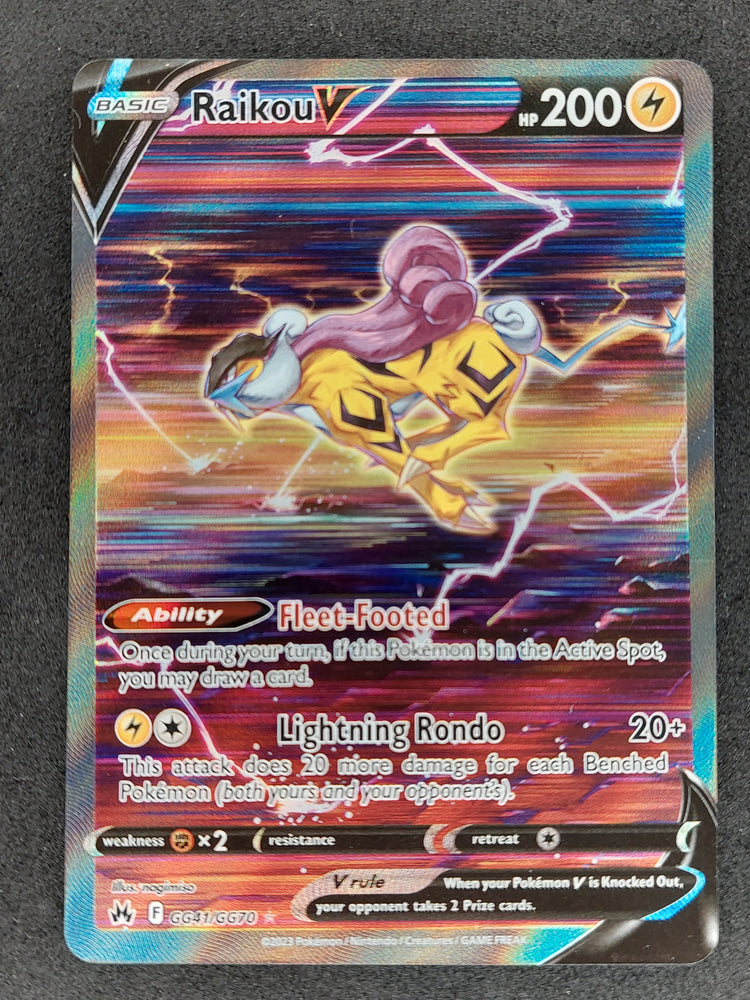 Pokemon Crown Zenith Galarian Gallery Raikou V GG41/GG70