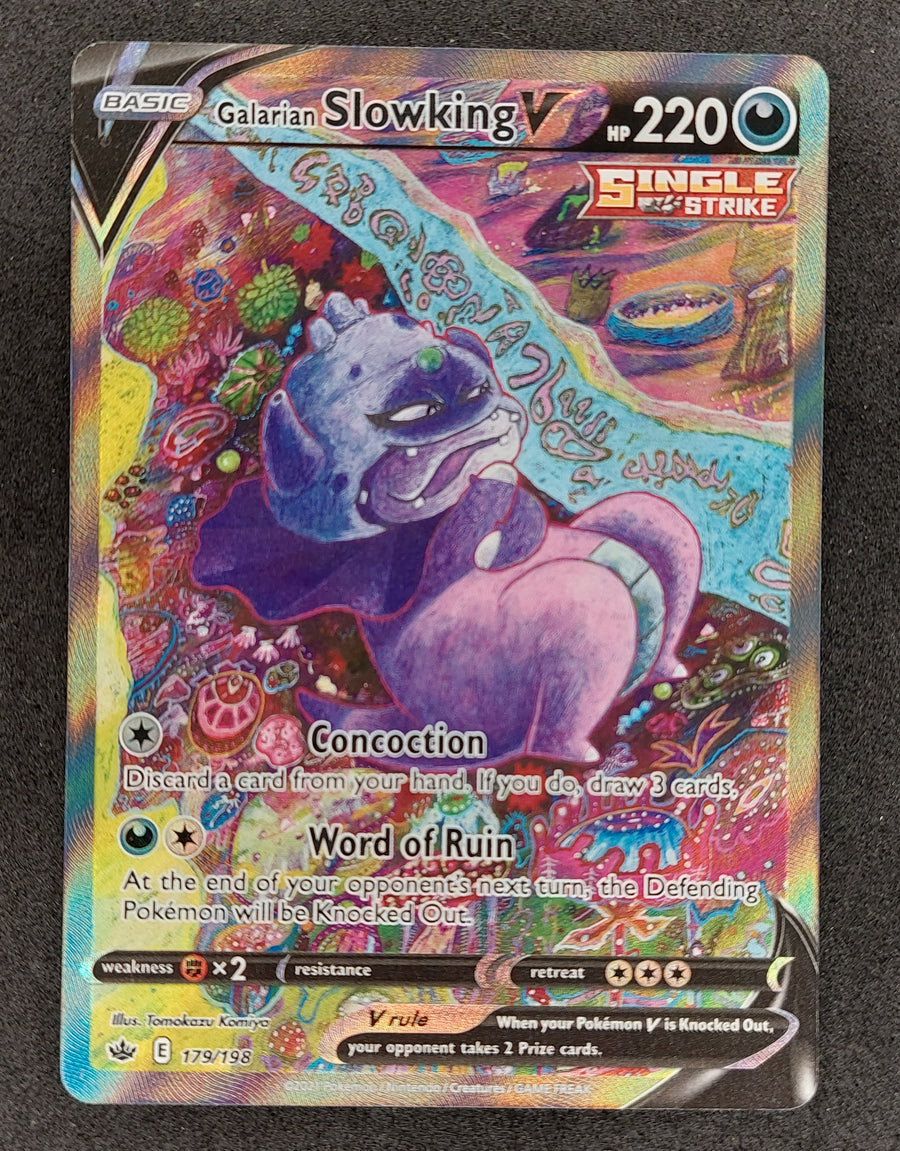 Pokemon Chilling Reign Galarian Slowking Alt Art 179/198