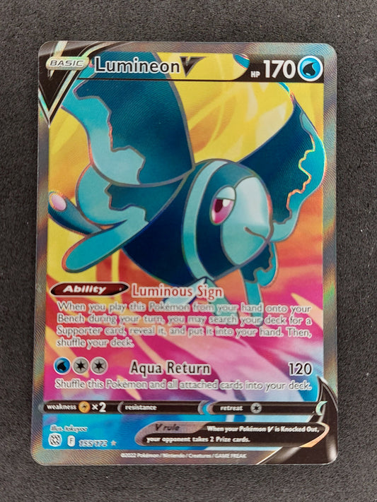 2022 Pokemon Brilliant Stars Lumineon V Full Art 155/172