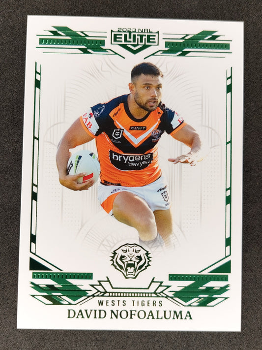 2023 NRL ELITE ME 151 David Nofoaluma Mojo Emerald 4/9