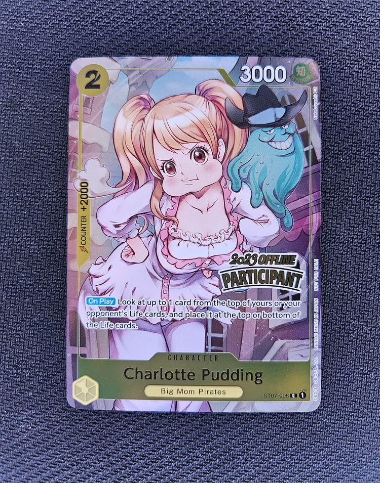 One Piece TCG Participant Promo ST07-008 Charlotte Pudding Alternative Art