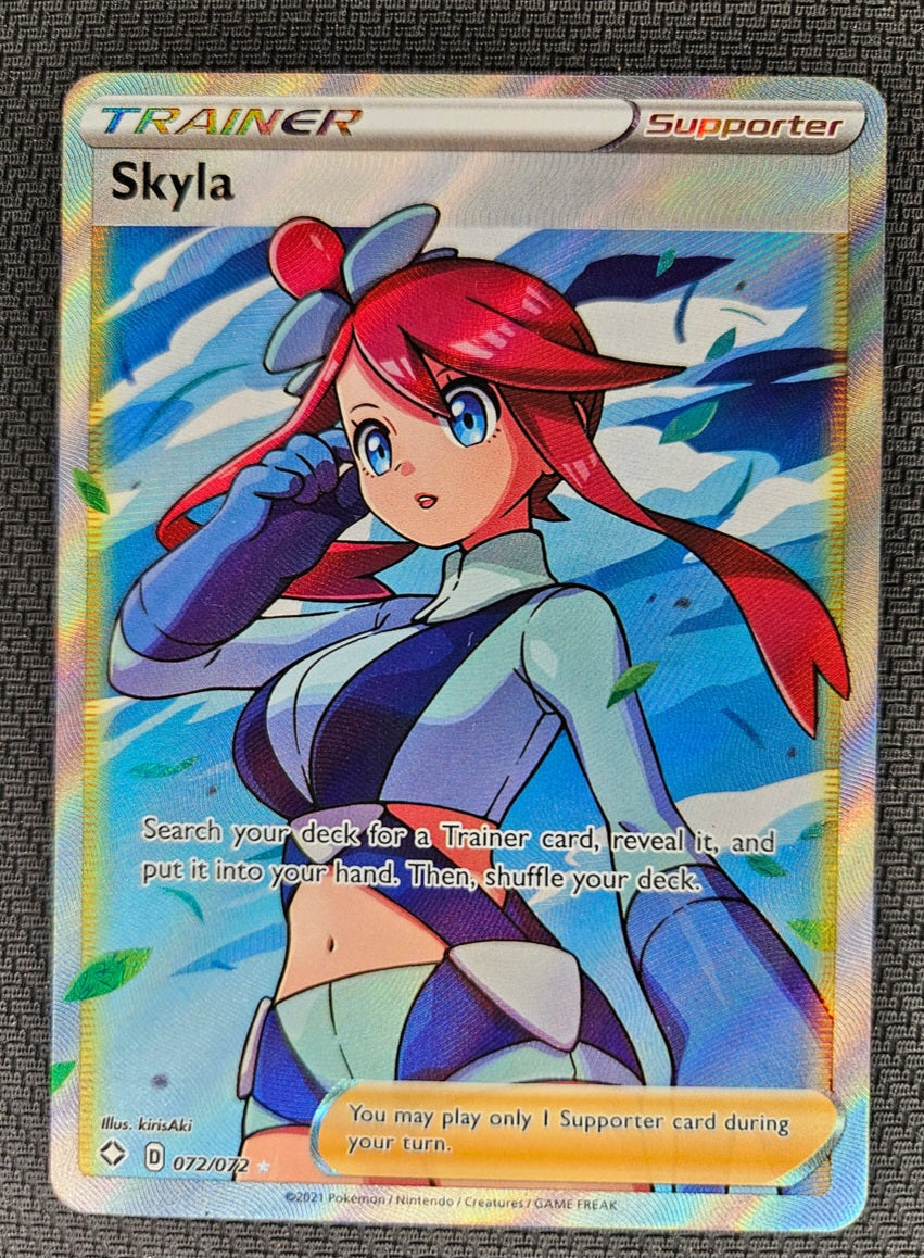 2021 Pokemon SWSH Shining Fates 072/072 Skyla Full Art