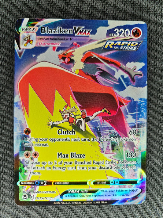 2022 Pokemon SWSH Silver Tempest TG15/TG30 Blaziken Vmax Trainer Gallery