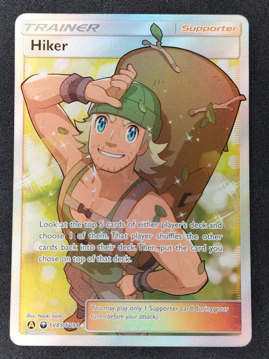 2019 Pokemon Hidden Fates SV85/SV94 Trainer Hiker Full Art