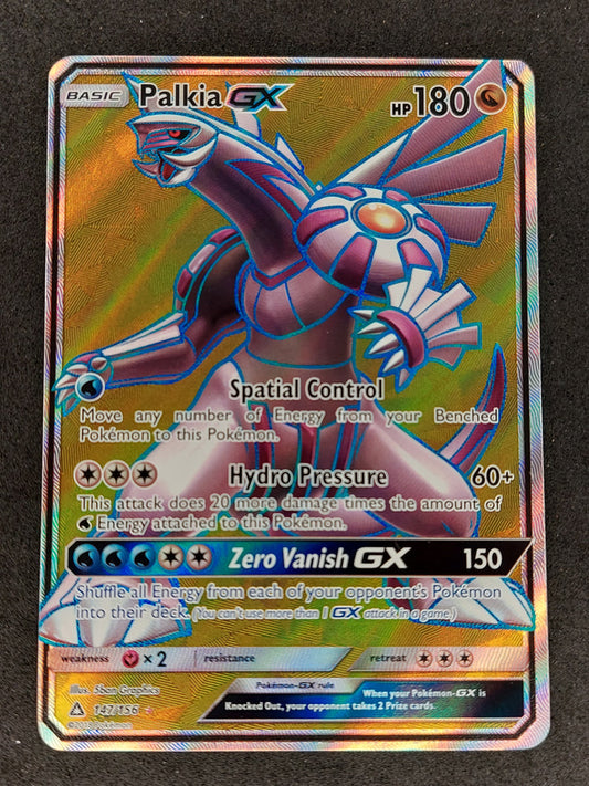 2018 Pokemon S&M Ultra Prism 147/156 Palkia GX Full Art Ultra Rare