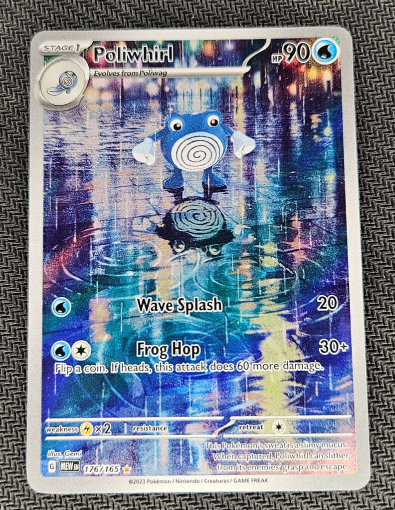 2023 Pokemon SV 151 176/165 Poliwhirl Art Rare