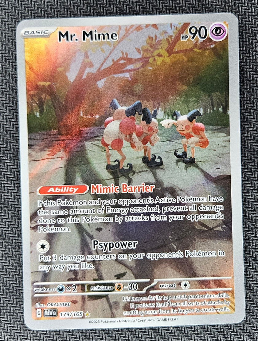 2023 Pokemon SV 151 179/165 Mr. Mime Illustration Rare