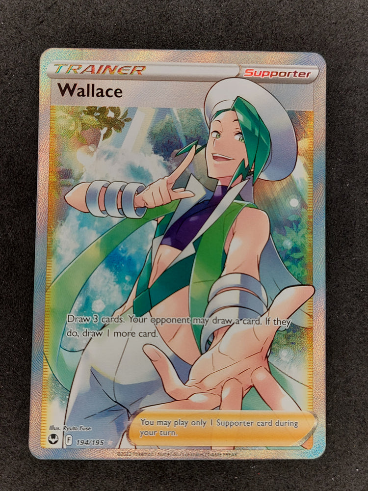 2022 Pokemon Silver Tempest 194/195 Trainer Wallace Full Art