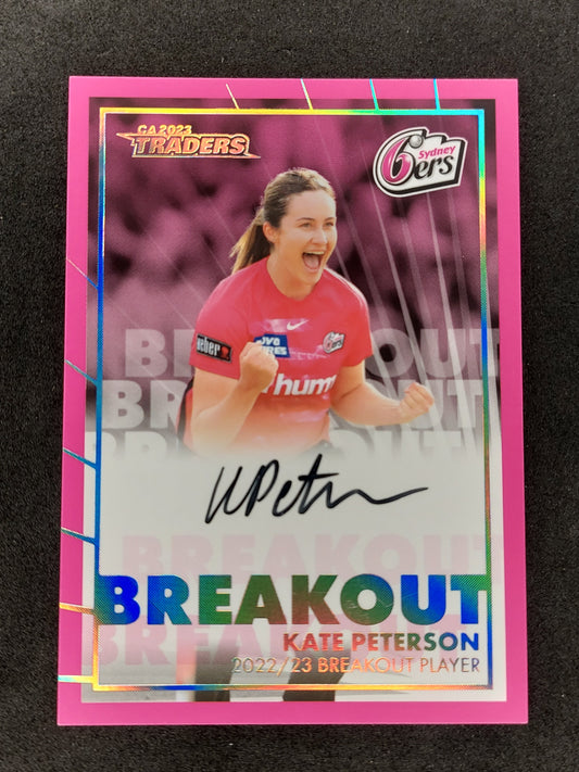 2023 / 24 Cricket Traders Breakout Signature Team (BOT09) Kate PETERSON 20/28