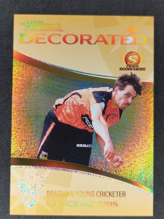 2023/24 CRICKET TRADERS 'DECORATED PRIORITY' DP10/30  LANCE MORRIS #08/40
