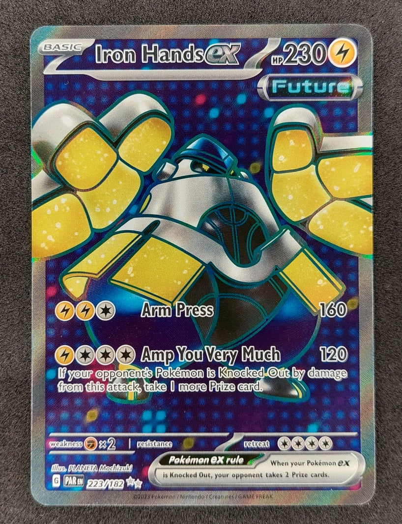 2023 Pokemon Paradox Rift 223/182 Iron Hands EX Full Art Secret