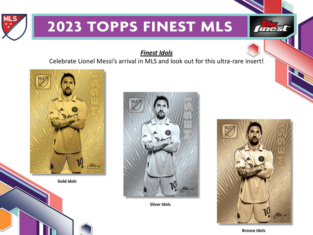 2023 Topps Finest MLS Major League Soccer Hobby Box