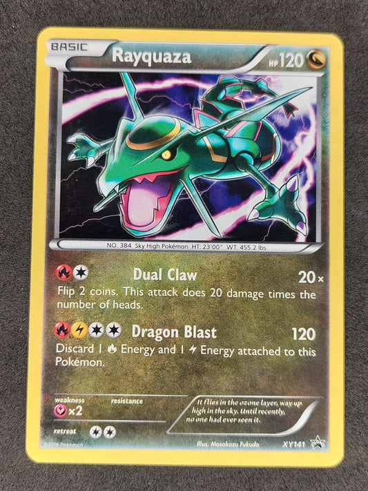 2016 Pokemon XY141 Rayquaza Holo Black Star Promo