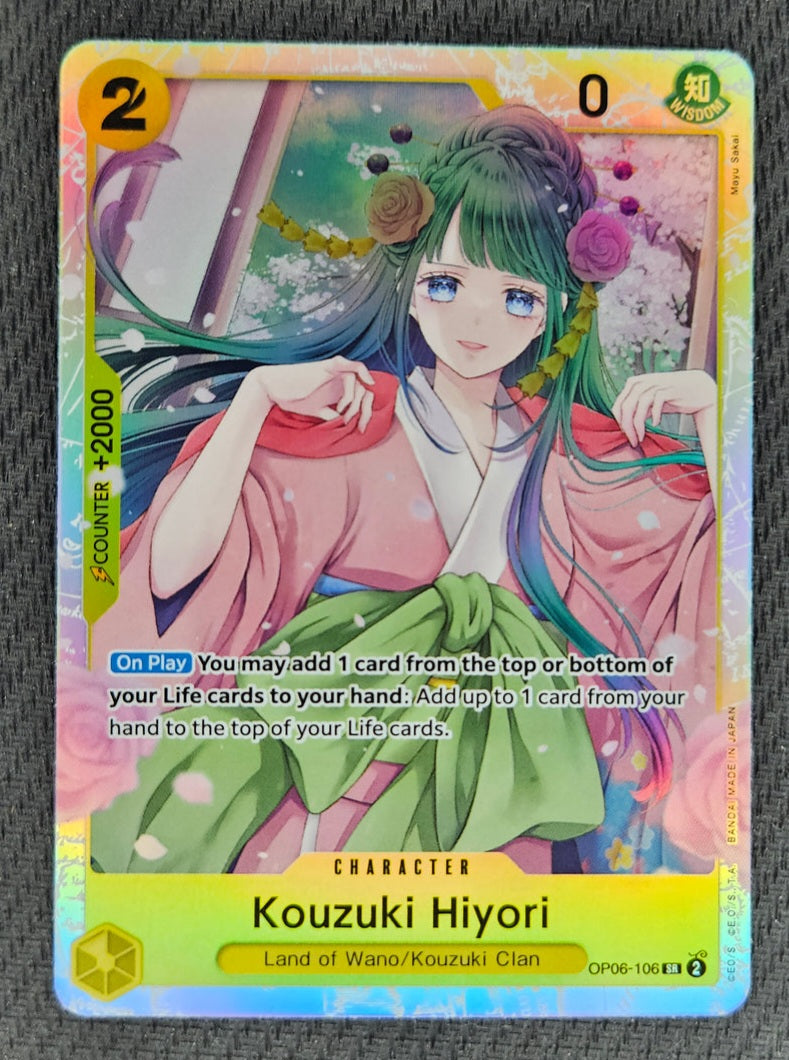 One Piece TCG Wings of the Captain OP06-106 Kouzuki Hiyori SR