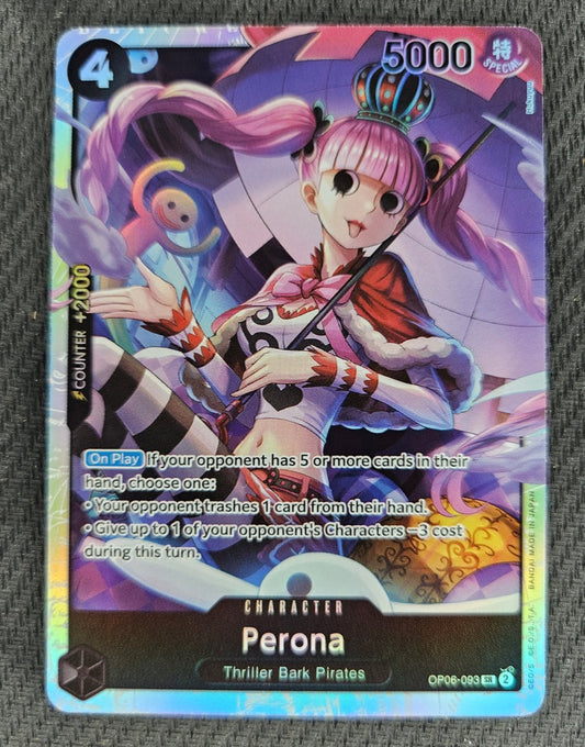 One Piece TCG Wings of the Captain OP06-093 Perona SR