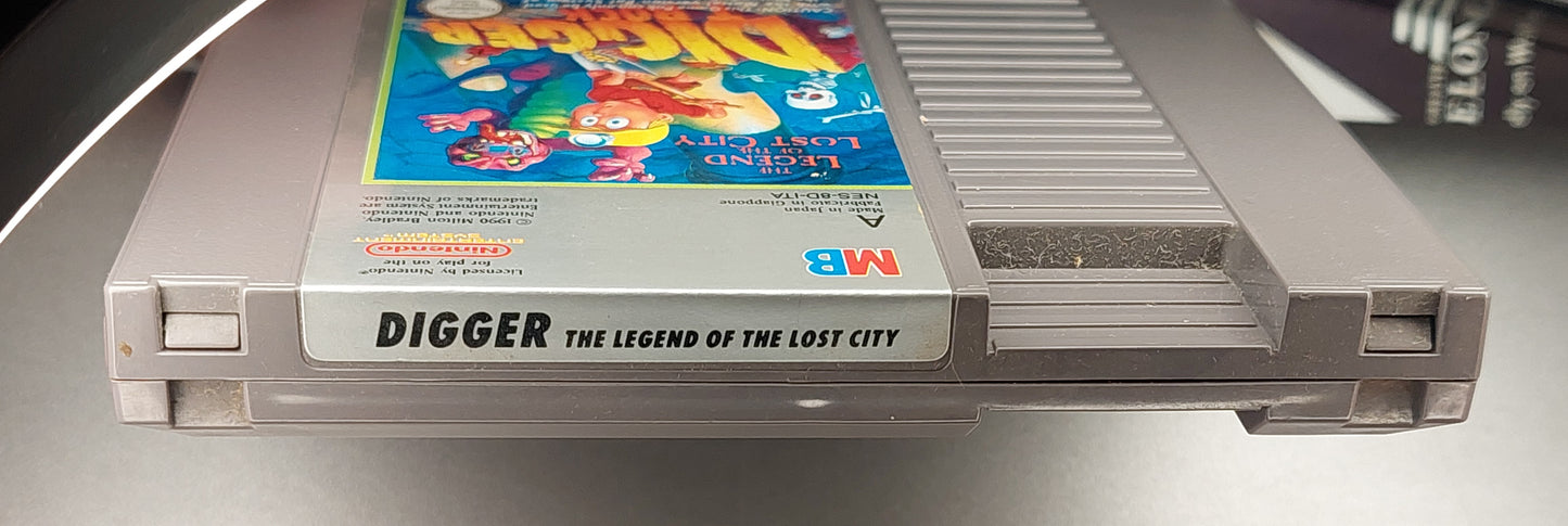 Nintendo NES Cartridge - DIGGER T-Rock the legend of the lost city AUS PAL Tested VGC