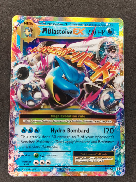 2016 Pokemon XY 22/108 MBlastoise EX Full Art Rare