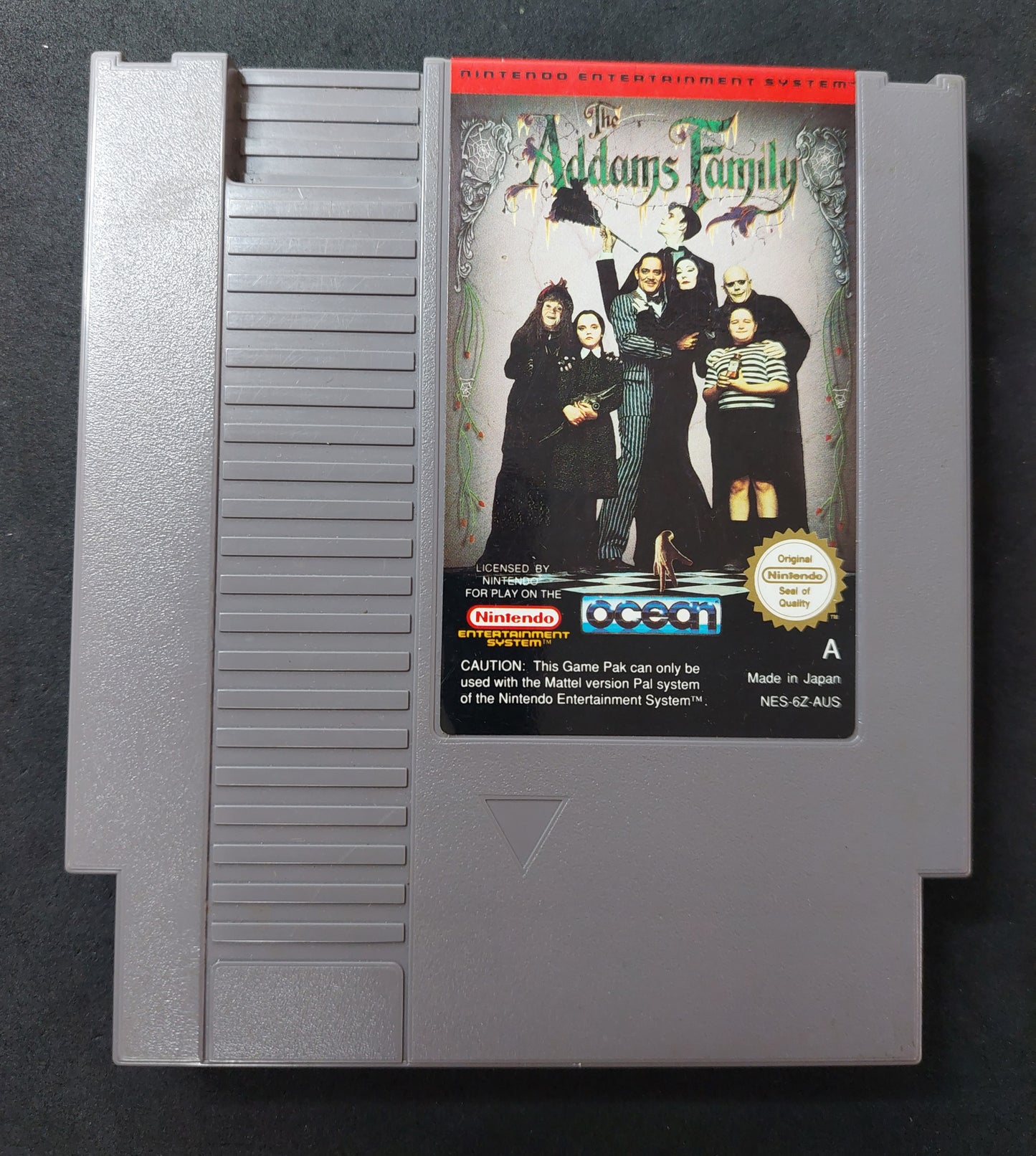 The Addams Family Nintendo NES AUS PAL CART Tested