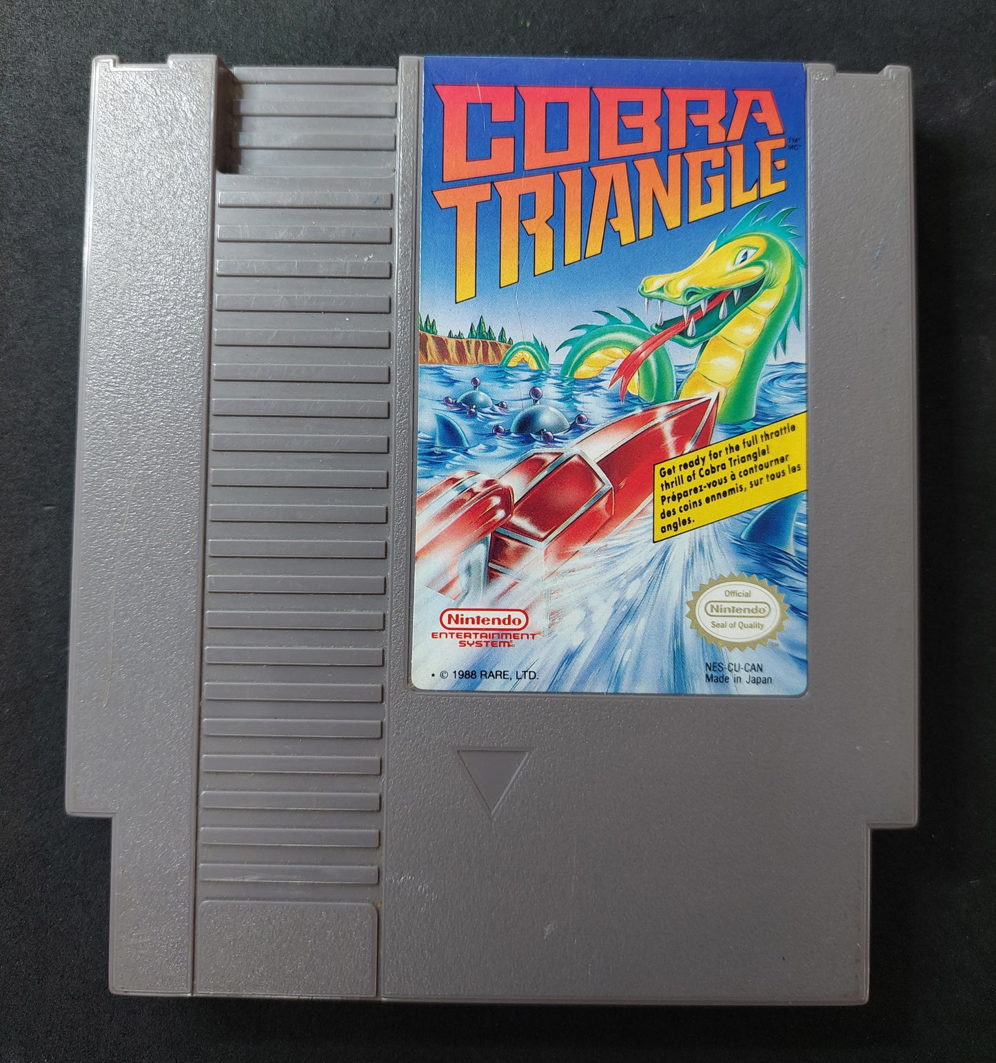 Cobra Triangle Nintendo NES PAL TESTED .