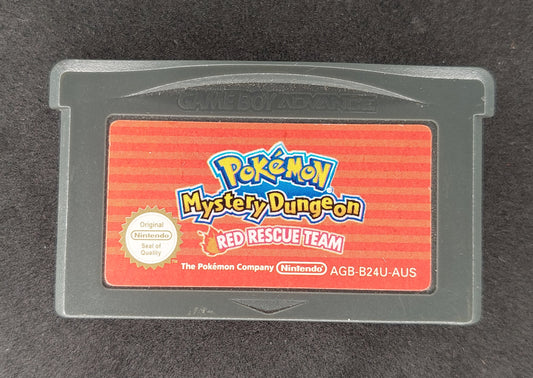 Nintendo Gameboy Advance Pokemon Mystery Dungeon Red Rescue Team Tested