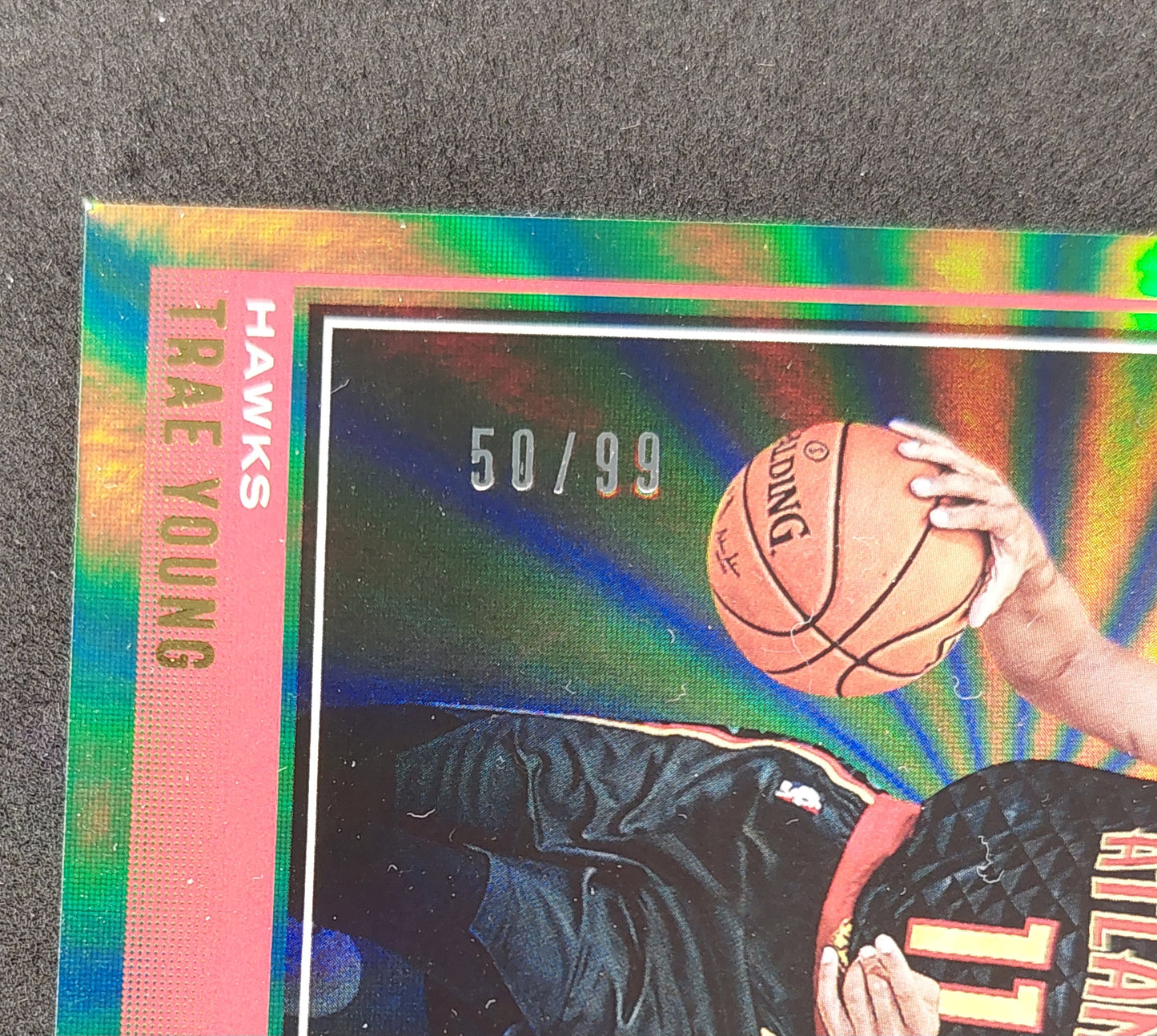 Trae Young 2018 (Rated Rookie) Panini Donruss Green Laser /99  Atlanta Hawk