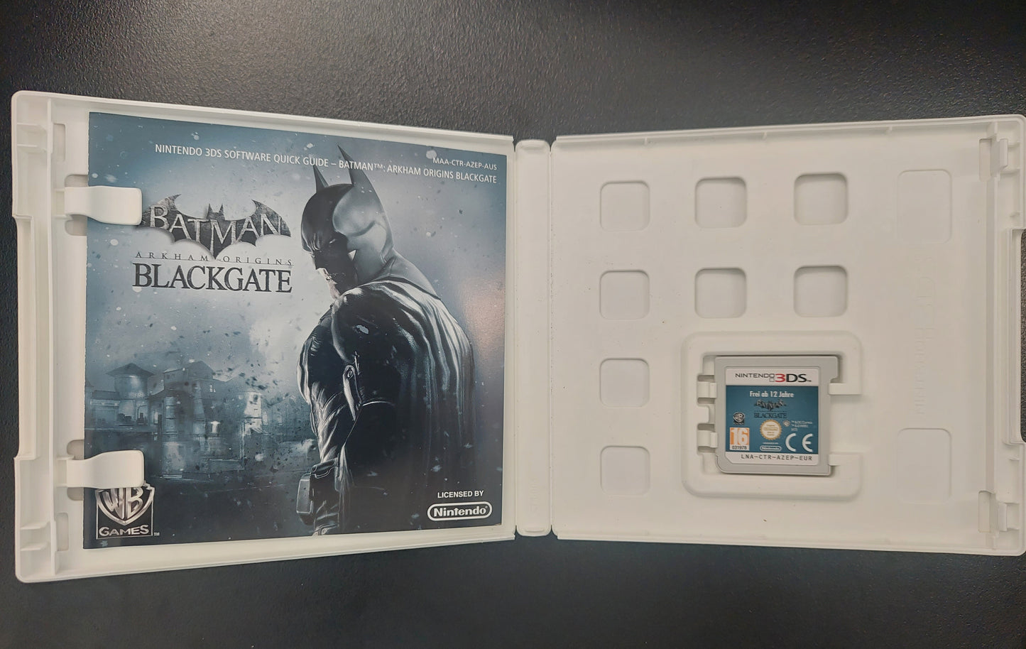 Nintendo 3DS Batman Arkham Origins BlackGate IN case tested(only plays on 3DS/2DS)