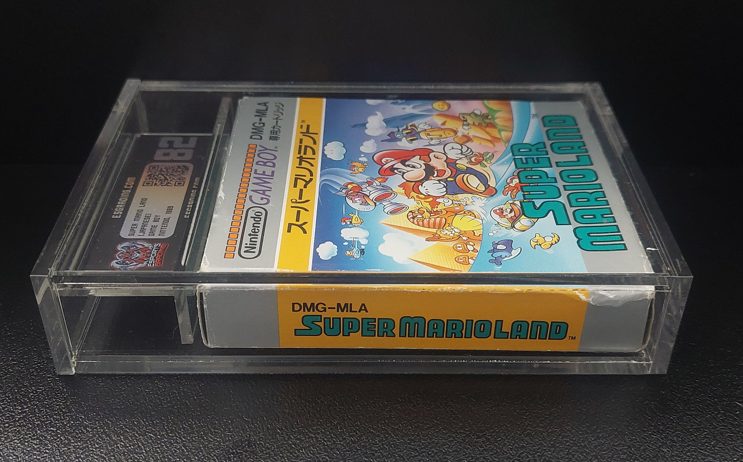 1989 Nintendo Gameboy Japanese Super MarioLand DMG-MLA  CIB Graded 82 by Esports Inc. Subs.