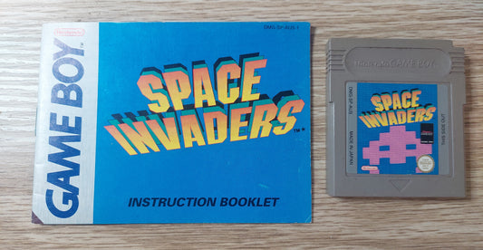 Nintendo Gameboy Space Invaders AUS Cart & Instructions Booklet- Tested