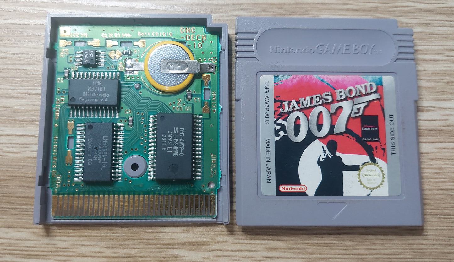 Nintendo Gameboy  007 James Bond AUS PAL NEW Save Battery Tested