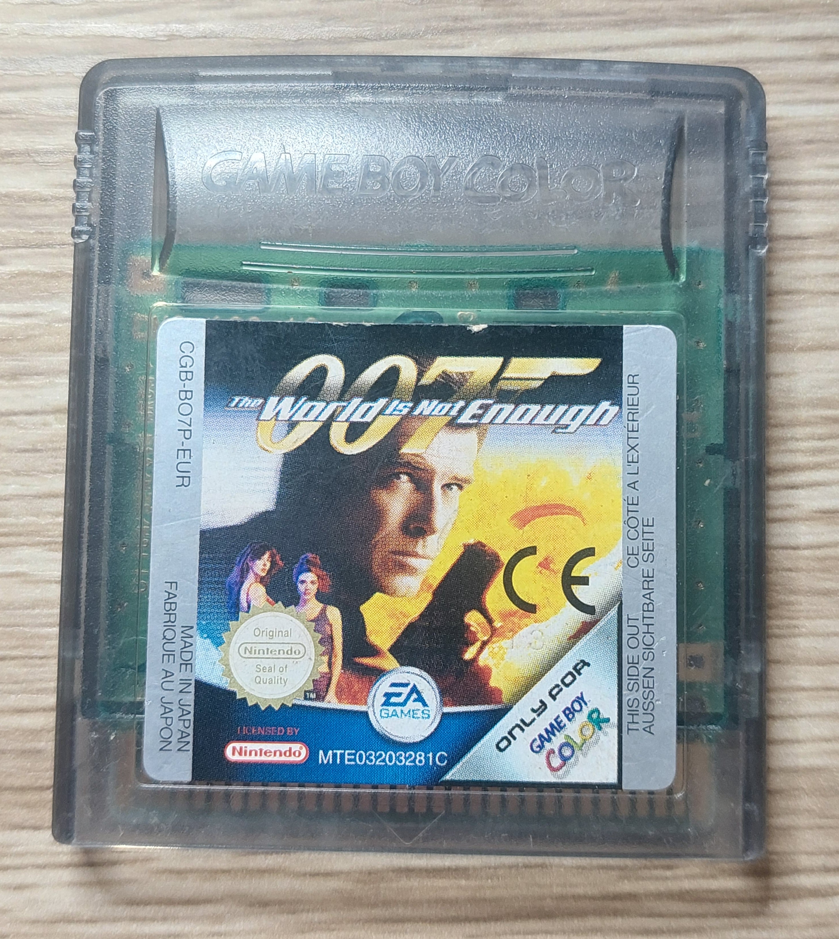 Nintendo Gameboy Color 007 The World is not Enough Cart Tested ...